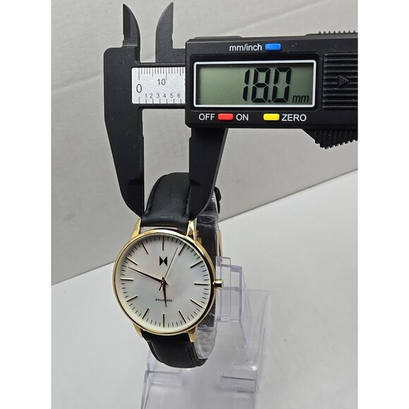 MVMT Boulevard Abbott Kinney 38 mm Gold MOP Dial Quartz New Battery Womens Watch - Picture 7 of 13